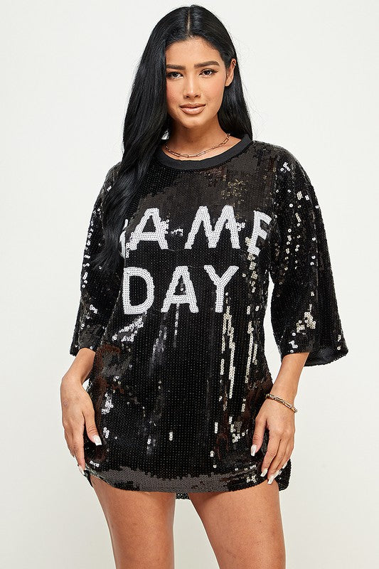 Game Day Sequin Dress